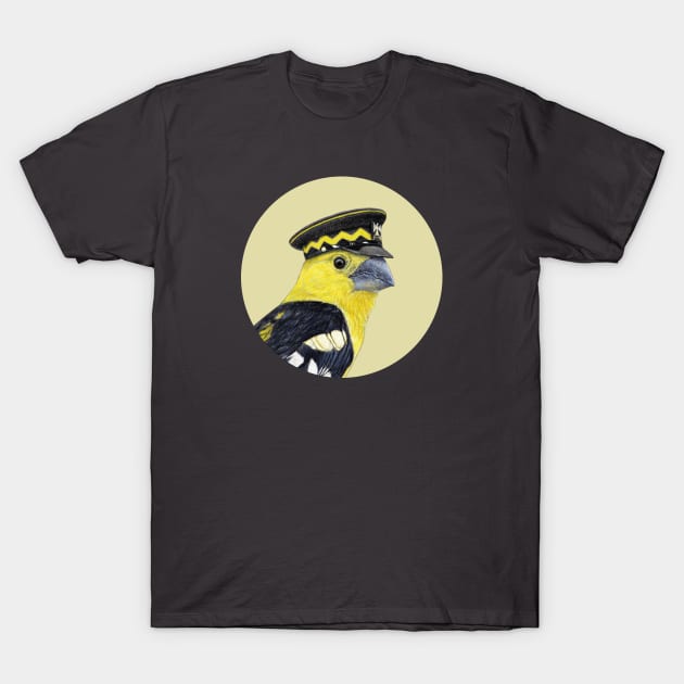 Golden grosbeak T-Shirt by Mikhail Vedernikov